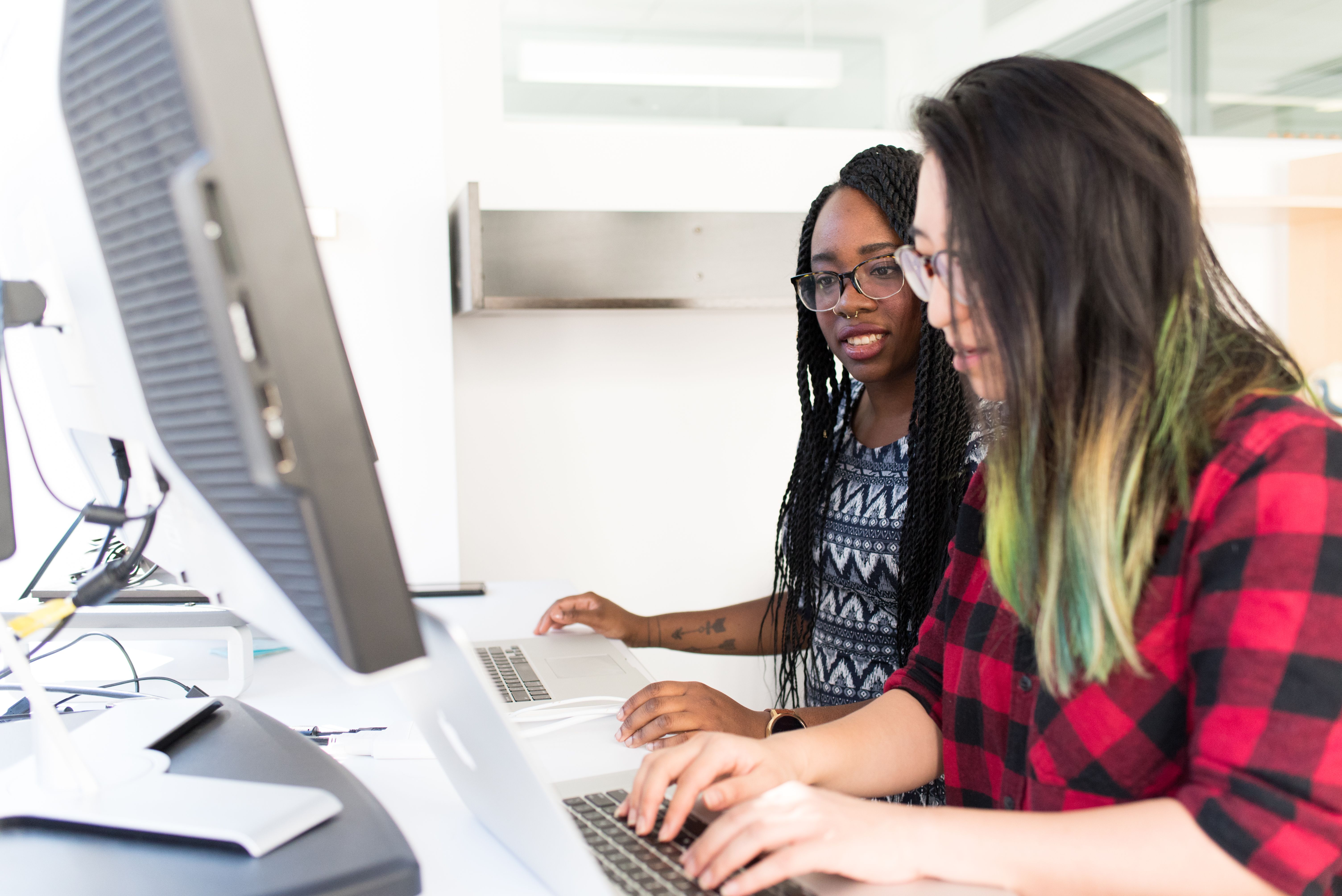 Professional woman applying new skills toward career growth
